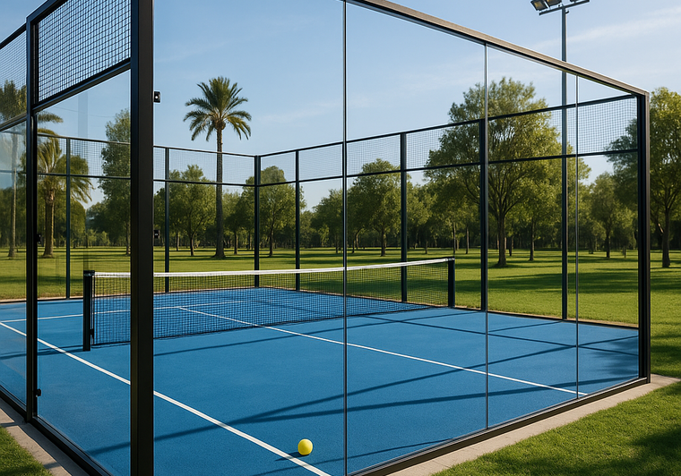 PMMA výplň pro padel tenis