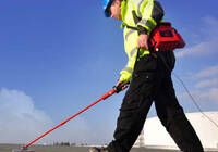 Testování těsnosti plochých střech