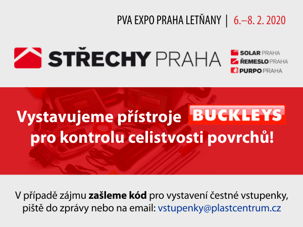 S přístroji Buckleys na výstavě Střechy Praha