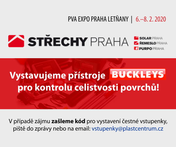 S přístroji Buckleys na výstavě Střechy Praha