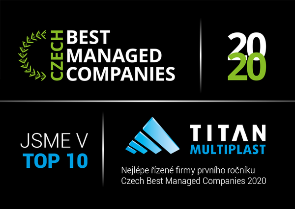 Získali jsme ocenění Czech Best Managed Companies 2020