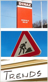 Aplikace desek NEOBOND SIGN Ukázky použití desky NEOBOND SIGN