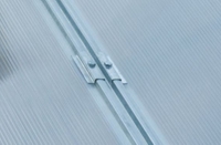 Sicherung und Verbindung der Hohlkammer-Polycarbonatfüllungen Sicherung und Verbindung des Polycarbonates